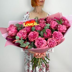 Кантри Блюз 25 шт с топпером Love is