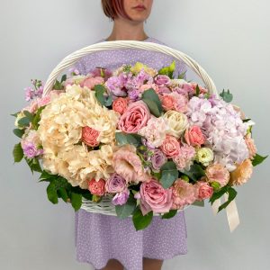 Персиковые облака