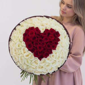 Красное сердце