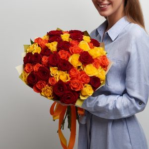 Цветочный бал 51 роза