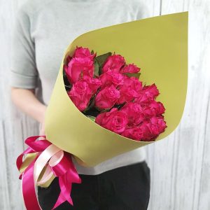 Роза моно малиновая